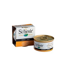"Schesir" консервы для кошек Тунец с алоэ 85гр - фото 5393