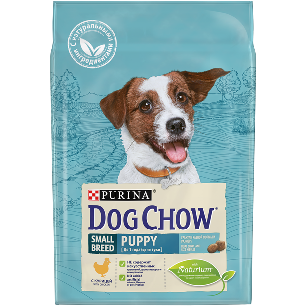 Сухой корм Dog Chow® для щенков мелких пород, с курицей - фото 6989