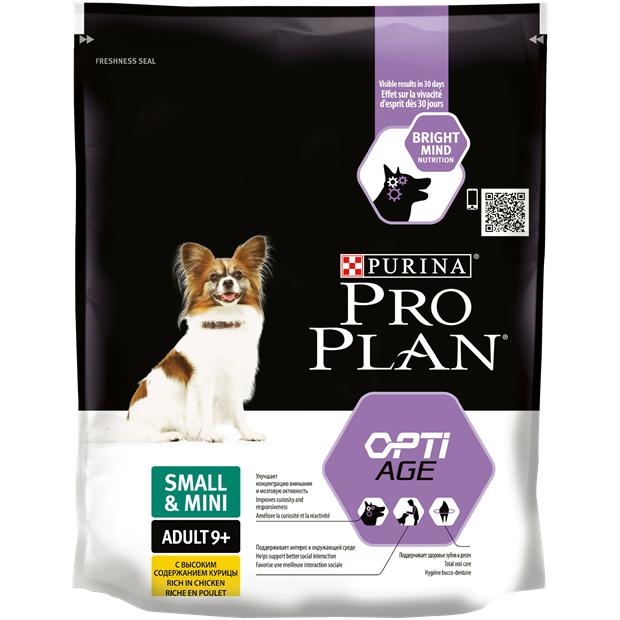 Сухой корм Pro Plan® для взрослых собак старше 9 лет мелких и карликовых пород, с высоким содержанием курицы - фото 7051