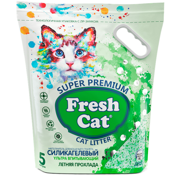 Fresh Cat силикагелевый "Летняя прохлада" - фото 7516