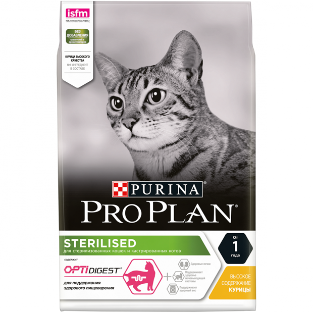 Pro Plan Original OptiRenal для взрослых кошек. Курица. - фото 7781
