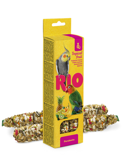 RIO палочки для средних попугаев с тропическими фруктами - фото 9338