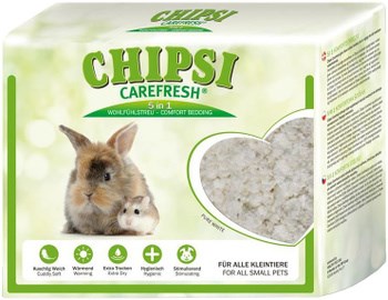 Chipsi Carefresh Original бумажный наполнитель для мелких домашних животных и птиц 5л - фото 9353