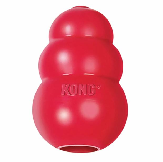 KONG Игрушка для собак Classic S, красный 111315 - фото 9786