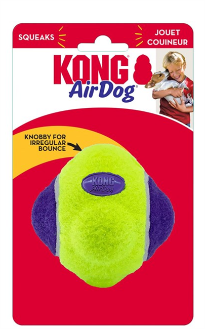 KONG  Игрушка для собак Toy Dog AirDog Squeaker Knobby Ball M/L 502151 - фото 9809