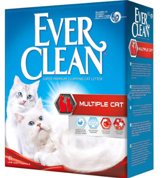 Ever Cleanкомкующийся наполнитель Multiple Cat, 6 л 492277