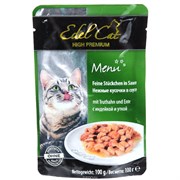 Паучи Edel Cat для кошек печень/ кролик в соусе 100гр