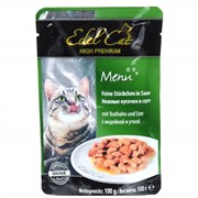 Паучи Edel Cat для кошек индейка/ утка в соусе 100гр