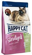Happy Cat Adult Sterilised для стерилизованных кошек Пастбищный ягненок 1,4 кг