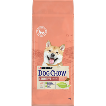 Сухой корм Dog Chow® для взрослых собак с чувствительным пищеварением, с лососем