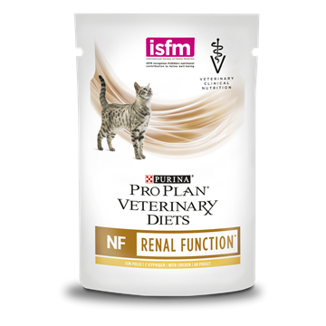 Влажный корм Pro Plan Veterinary Diets NF для взрослых кошек при хронической почечной недостаточности, с курицей, 10 шт