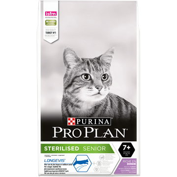 Сухой корм Pro Plan® для кошек старше 7 лет, с высоким содержанием индейки