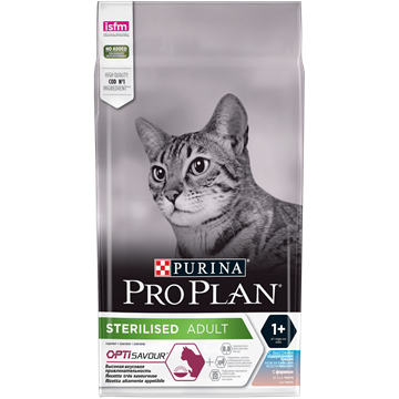 Сухой корм Pro Plan® для стерилизованных кошек и кастрированных котов, с высоким содержанием трески и c форелью