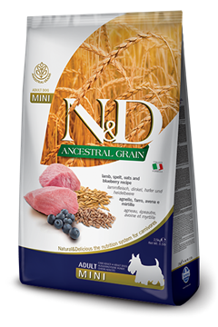N&D Low Grain Dog Mini ягнёнок/черника