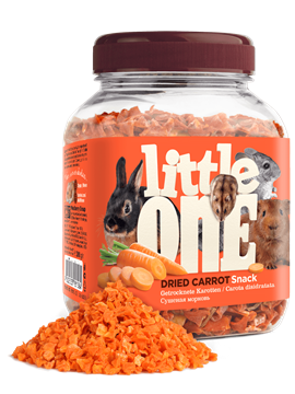 Little One лакомство для всех видов грызунов - Сушеная морковь