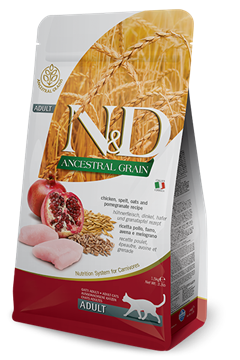 N&D Low Grain Cat курица/гранатом