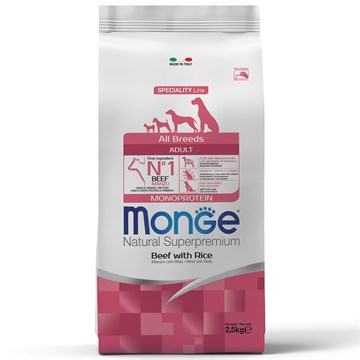 Monge Dog Monoprotein говядина / рис для собак всех пород