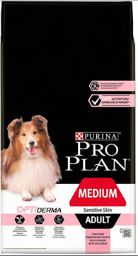 Сухой корм Pro Plan® для взрослых собак средних пород с чувствительным пищеварением, с высоким содержанием ягненка