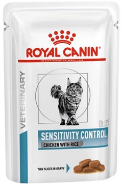 Royal Canin VD SENSITIVITY CONTROL вет. диета с пищевой непереносимостью, курица рис