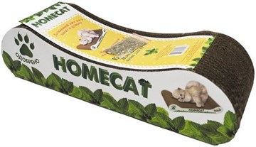 Homecat Mini Мятная волна Когтеточка для котят гофрокартон 41х12х10 см