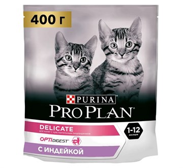 Pro Plan Original Optidigest Junior Delicate для котят с чувств. пищевар. Индейка.