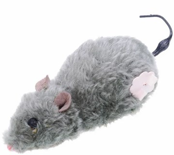 HOMECAT Игрушка для кошек мышь заводная  7 см х 15 см