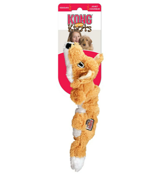 KONG Игрушка для собак Toy Dog Scrunch Knots Fox M/L Polyester 454429