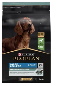 Pro Plan 15478 Adult Large Athletic корм для взрослых собак крупных пород с атлетичным телосложением с чувствительным пищеварением