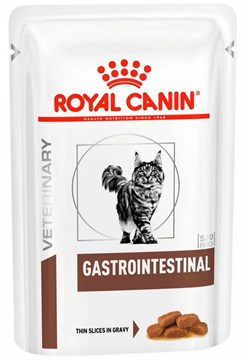 Royal Canin пауч для кошек Gastrointestinal кусочки в соусе 85г 41772