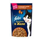 Влажный корм Felix® Sensations® для взрослых кошек, с курицей в желе с морковью - фото 6829