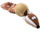 GiGwi Игрушка для собак "Барсук с двумя пищалками" 32 см - фото 9016