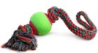 Triol Игрушка для собак "Верёвка с петлёй, 2 узла и мяч", d65/45см - фото 9046