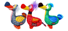 KONG Игрушка для собак Toy Dog Ballistic Vibez Birds M/L Polyester 503448 - фото 9811